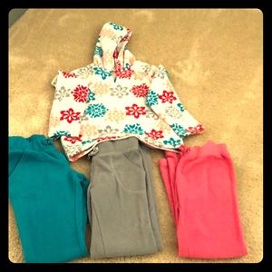 3 Sweat pants with a sweater